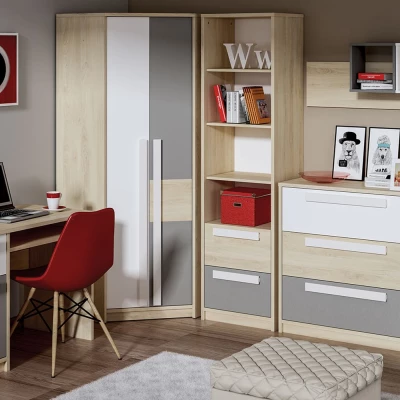 Závěsná police INNES - bílá