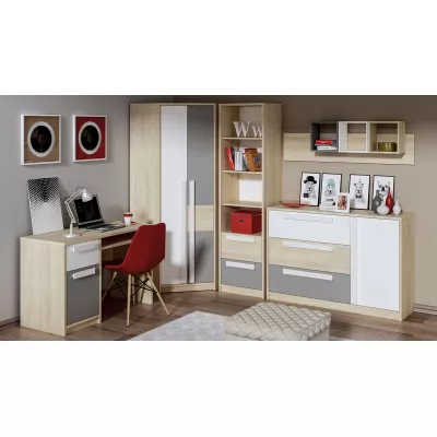 Závěsná police INNES - bílá