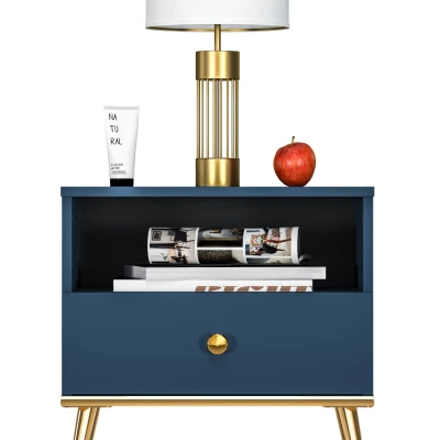 Noční stolek MADO - modrý