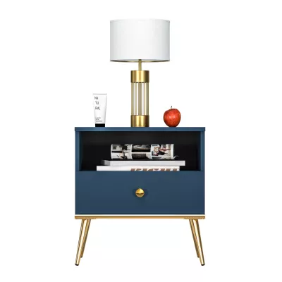 Noční stolek MADO - modrý