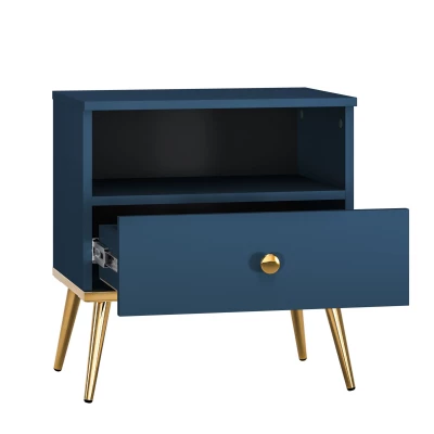 Noční stolek MADO - modrý