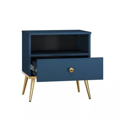Noční stolek MADO - modrý