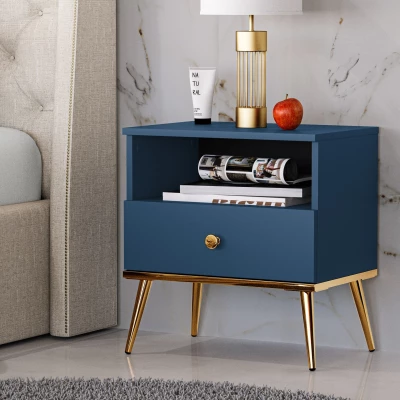 Noční stolek MADO - modrý