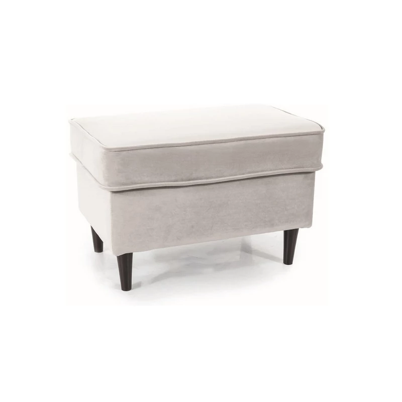 Čalouněná podnožka ALENKA 1 - světle šedá