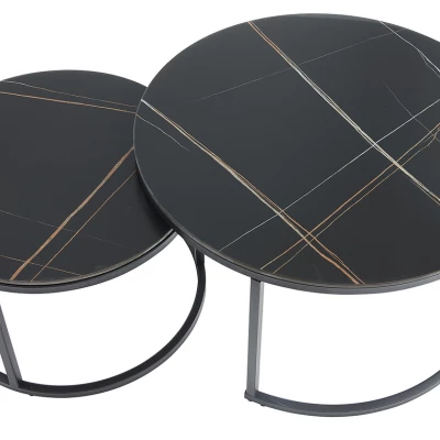 Sada konferenčních stolků EVODIA 4 - matná černá