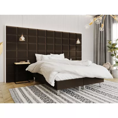 Čalouněný nástěnný panel 40x30 PAG - hnědý