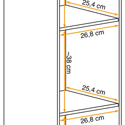 Závěsná skříňka RIONATA - dub wotan