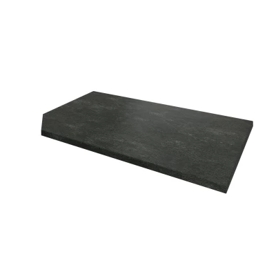 Kuchyňská deska 30x60x2,8 cm URBANO - metalická hnědá, levé provedení