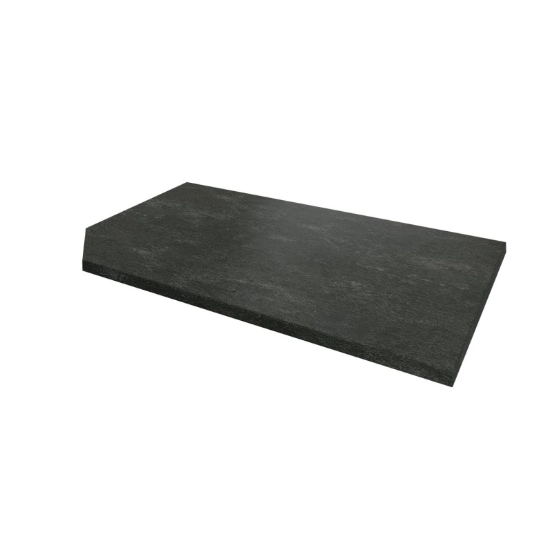 Kuchyňská deska 30x60x2,8 cm URBANO - metalická hnědá, levé provedení