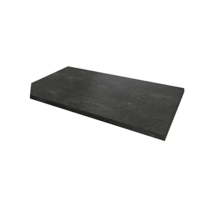 Kuchyňská deska 30x60x2,8 cm URBANO - metalická hnědá, levé provedení