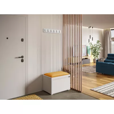 Předsíňová stěna CLENZE 3 - bílá / žlutá