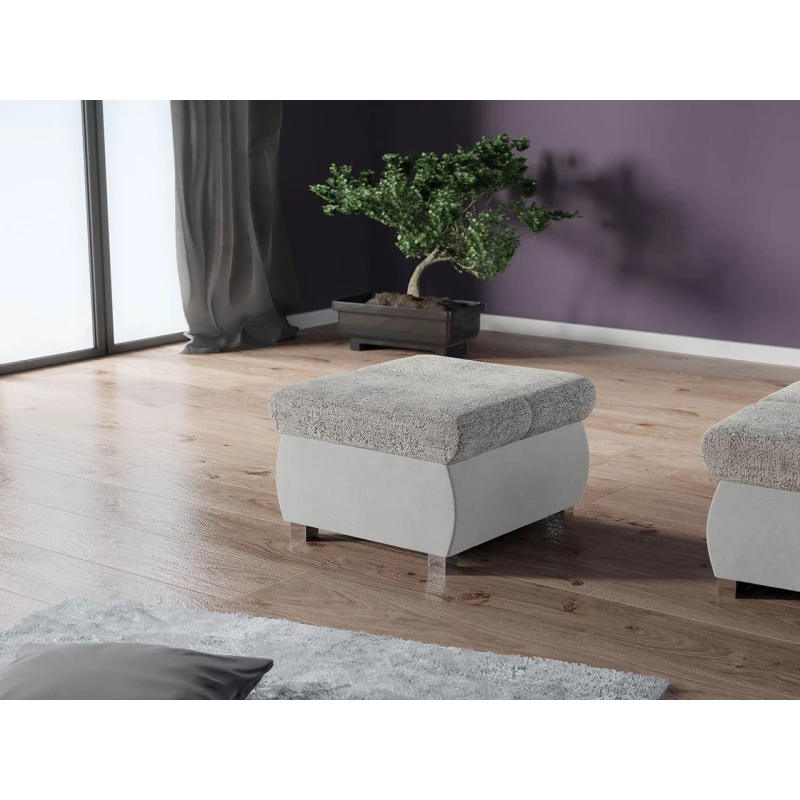 Taburetka ANZU 2 - světlá šedá / šedá