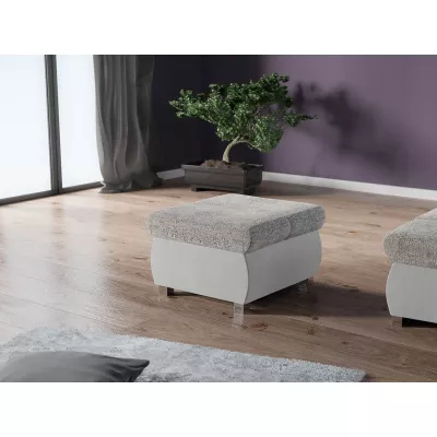 Taburetka ANZU 2 - světlá šedá / šedá