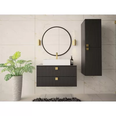 Koupelnová sestava PALOMA 2 - černá + umyvadlo ZDARMA