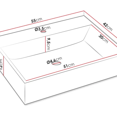 Koupelnová sestava PALOMA 2 - černá + umyvadlo ZDARMA