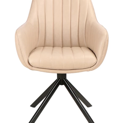 Otočná židle OTO 2 - béžová / černá