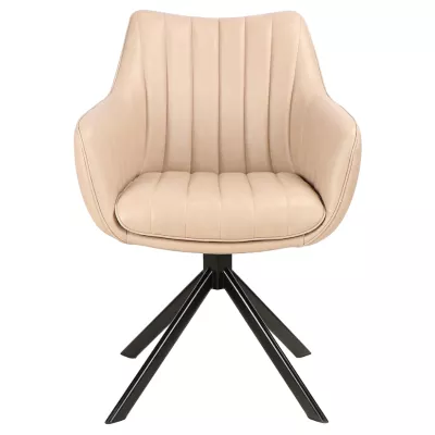 Otočná židle OTO 2 - béžová / černá
