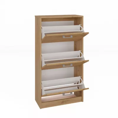 Botník s výklopnými dvířky SANDER - dub artisan