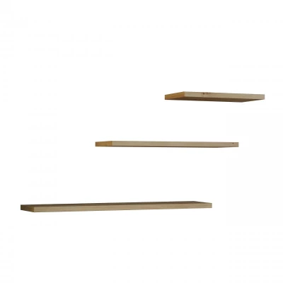 Set 3x závěsná polička JAANUS - dub artisan