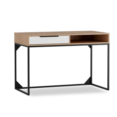 Psací stůl DARCY hikora / matný bílý