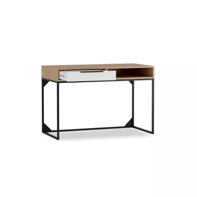 Psací stůl DARCY hikora / matný bílý