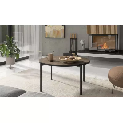 Kulatý konferenční stolek VILEM 1 - hnědý