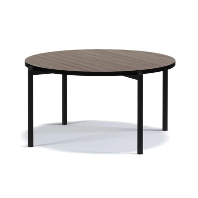 Kulatý konferenční stolek VILEM 1 - hnědý