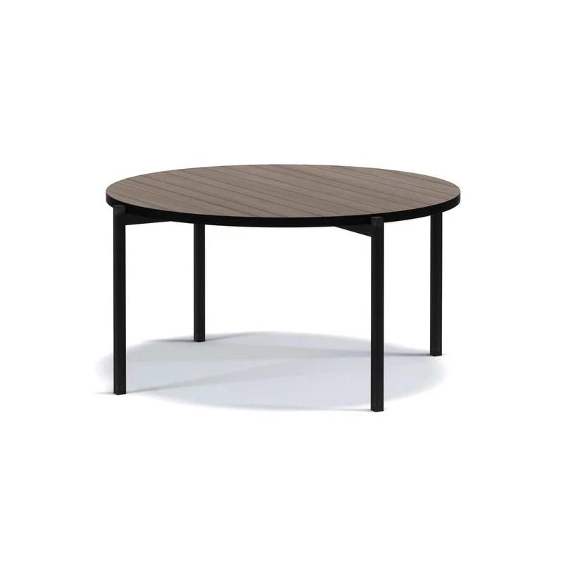 Kulatý konferenční stolek VILEM 1 - hnědý