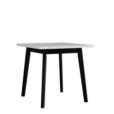Jídelní stůl 80x80 cm AMES 1 - bílý / černý