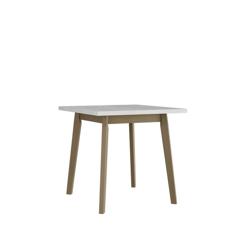 Jídelní stůl 80x80 cm AMES 1 - bílý / dub sonoma