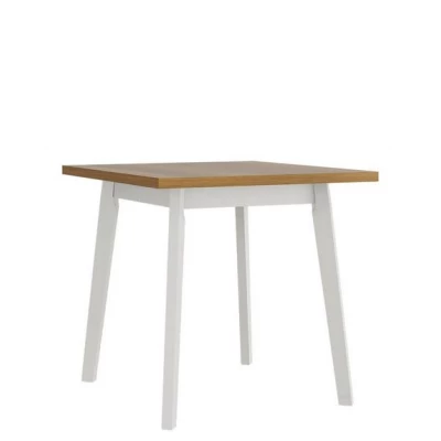 Jídelní stůl 80x80 cm AMES 1 - dub grandson / bílý