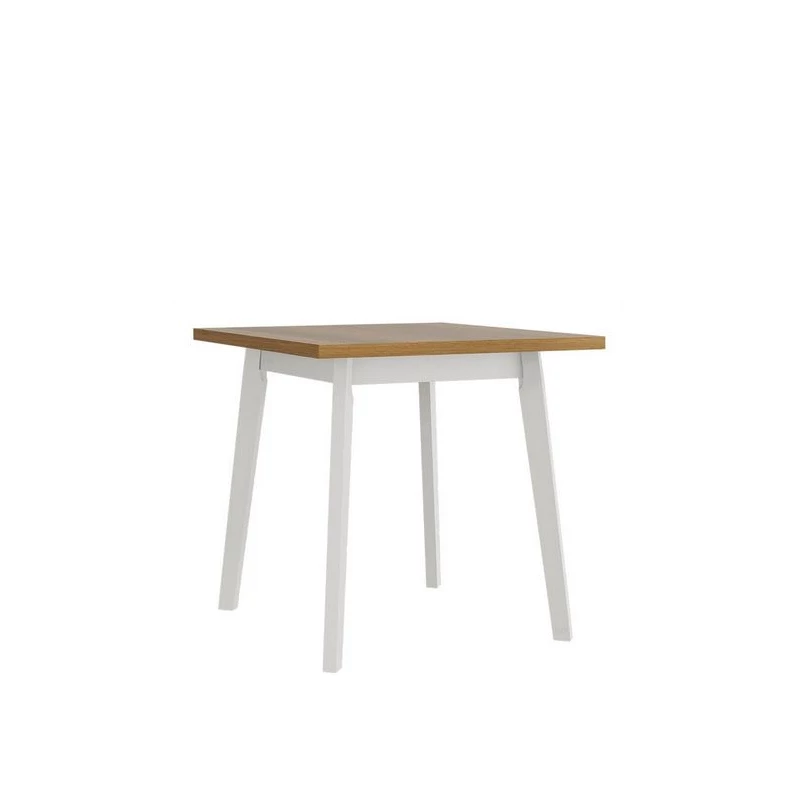 Jídelní stůl 80x80 cm AMES 1 - dub grandson / bílý