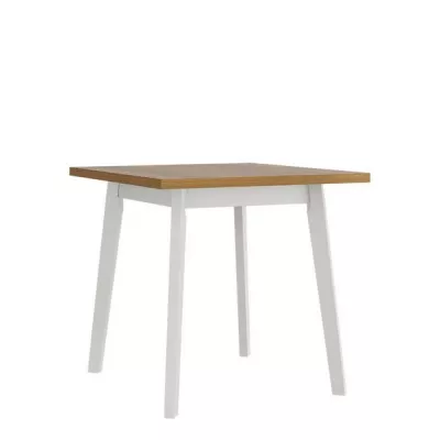 Jídelní stůl 80x80 cm AMES 1 - dub grandson / bílý