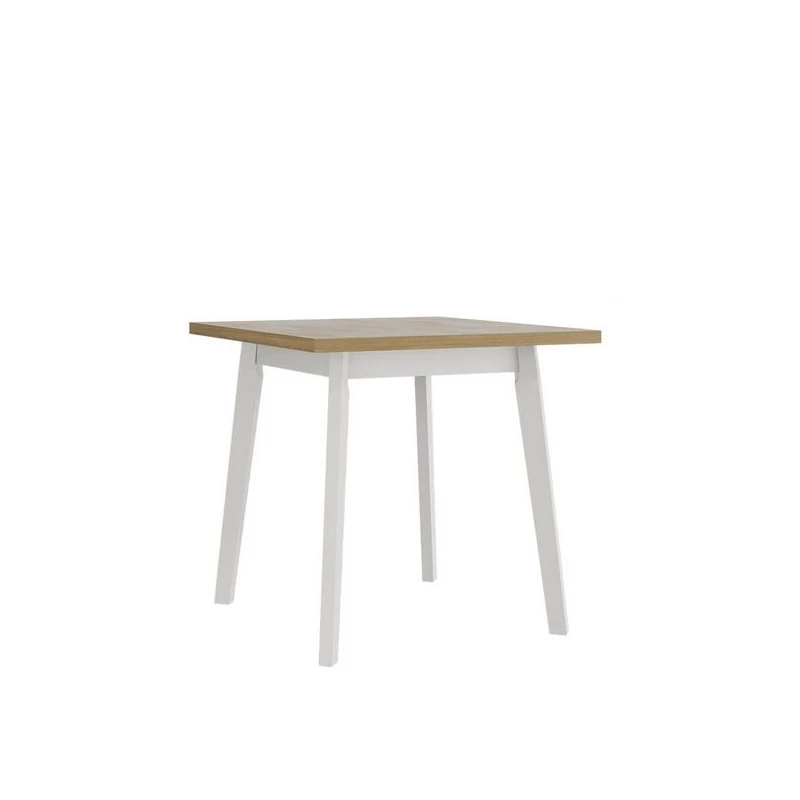 Jídelní stůl 80x80 cm AMES 1 - dub sonoma / bílý