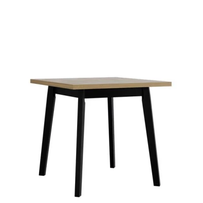 Jídelní stůl 80x80 cm AMES 1 - dub sonoma / černý