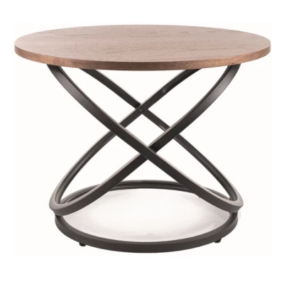 Konferenční stolek DIDIER - ořech / černý