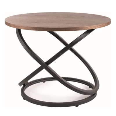 Konferenční stolek DIDIER - ořech / černý