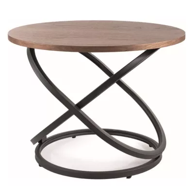 Konferenční stolek DIDIER - ořech / černý