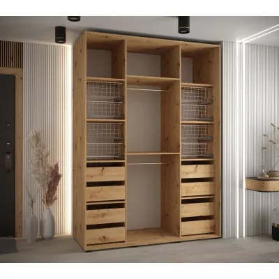 Drátěný úložný koš do skříně UNIS - hloubka 60 cm