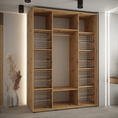 Drátěný úložný koš do skříně UNIS - hloubka 60 cm