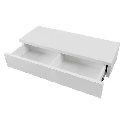 Toaletka SANCO - bílá / lesklá bílá