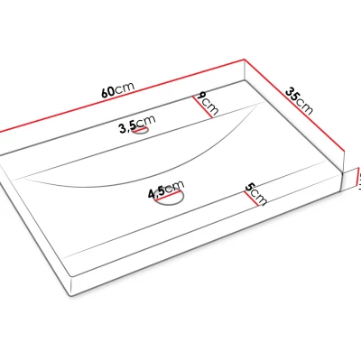 Sestava do koupelny PRESTA 10 - černá + umyvadlo a sifon ZDARMA
