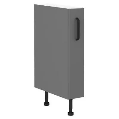 Výsuvná skříňka NELJA - šířka 15 cm, antracit