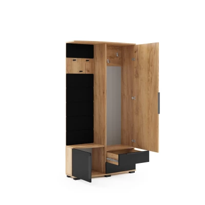 Stěna do předsíně s čalouněnými panely AVA - pravá