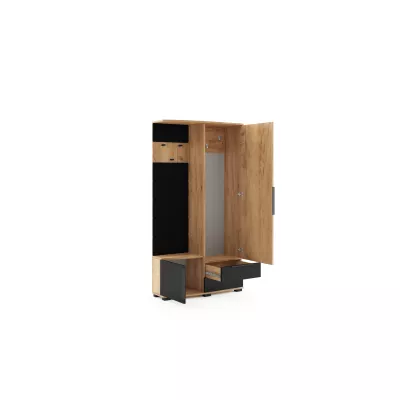 Stěna do předsíně s čalouněnými panely AVA - pravá