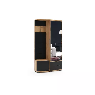 Stěna do předsíně s čalouněnými panely AVA - pravá