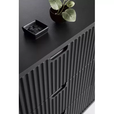 Toaletní stolek LOTAS - černý