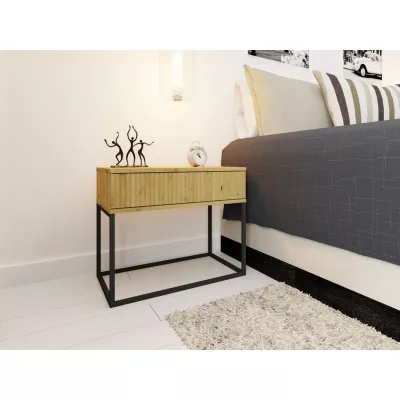 Noční stolek se zásuvkou MARETA 2 - dub artisan