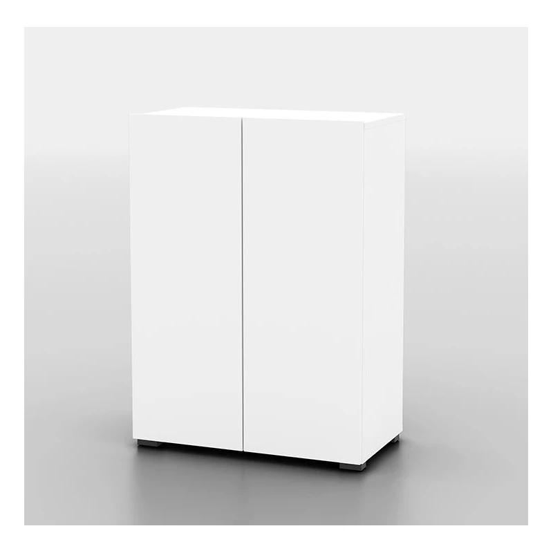 Úzká komoda s dvířky AFIBA - bílá