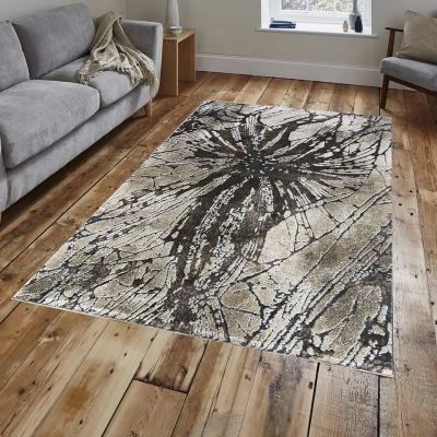 Obdélníkový kusový koberec 80x150 BREA 4 - béžový / hnědý